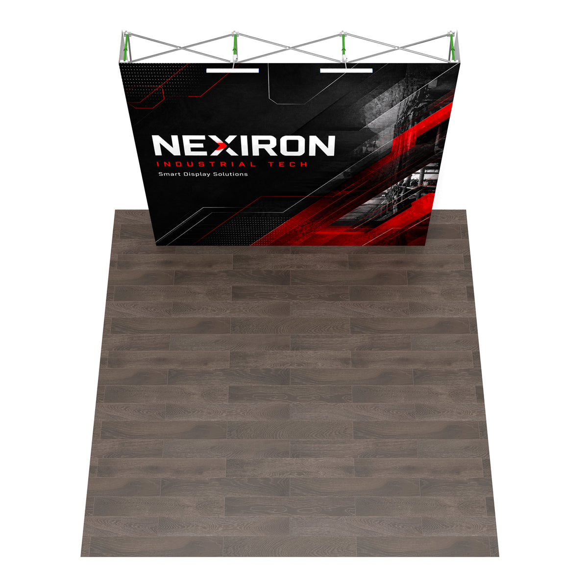 8ft TensePop™ Straight Pop-Up Fabric Backdrop - QuickShowDisplay