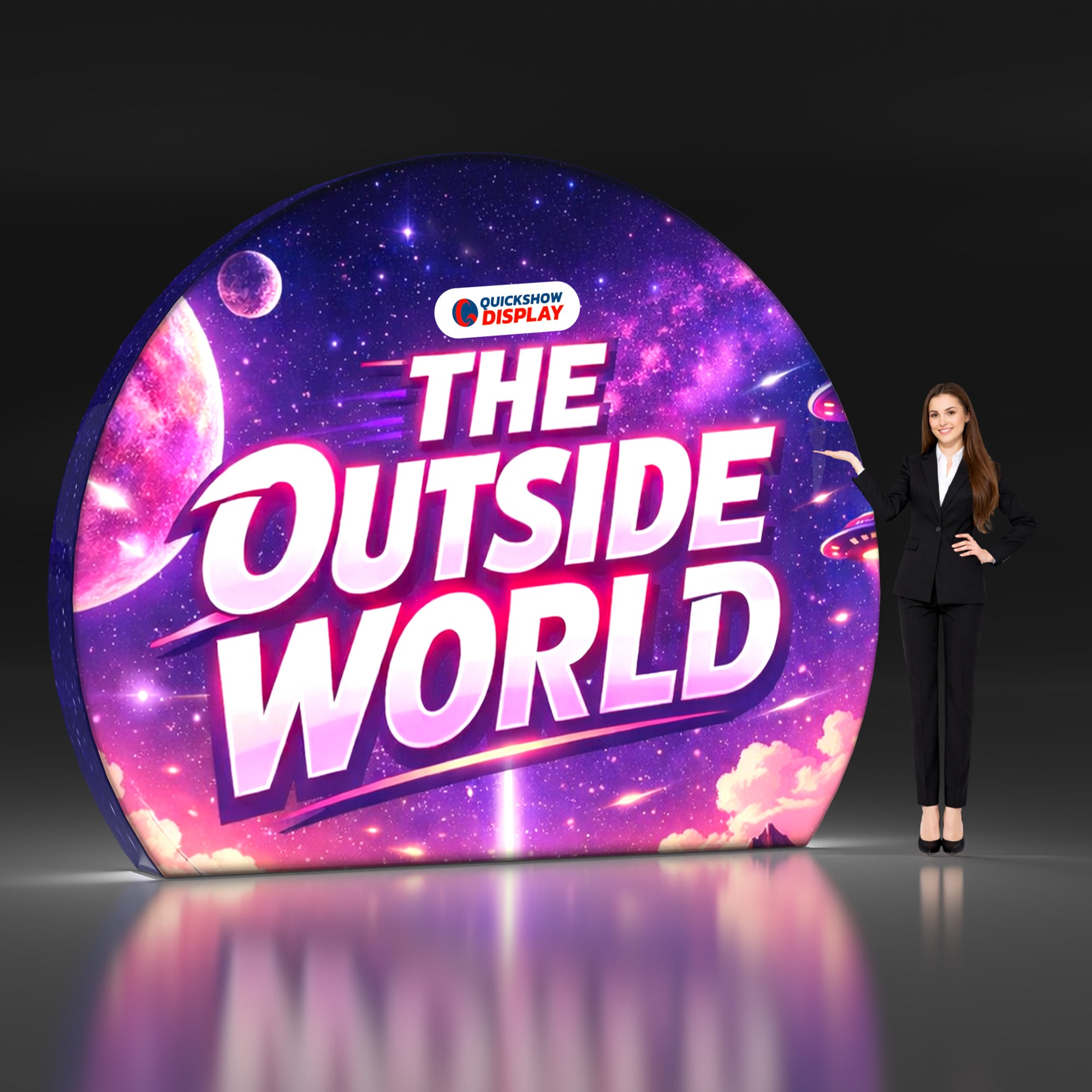 10ft TenseLight™ Backlit Backdrop-Moon