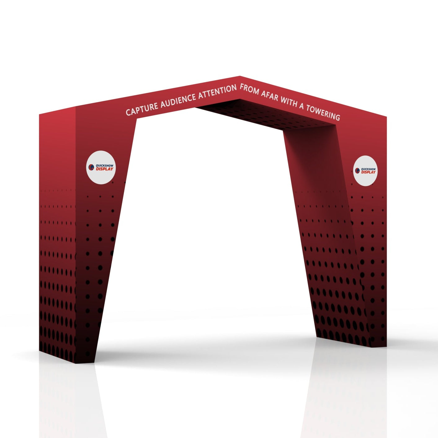 Custom 3D Sports Tunnel Archway for Trade Show Events