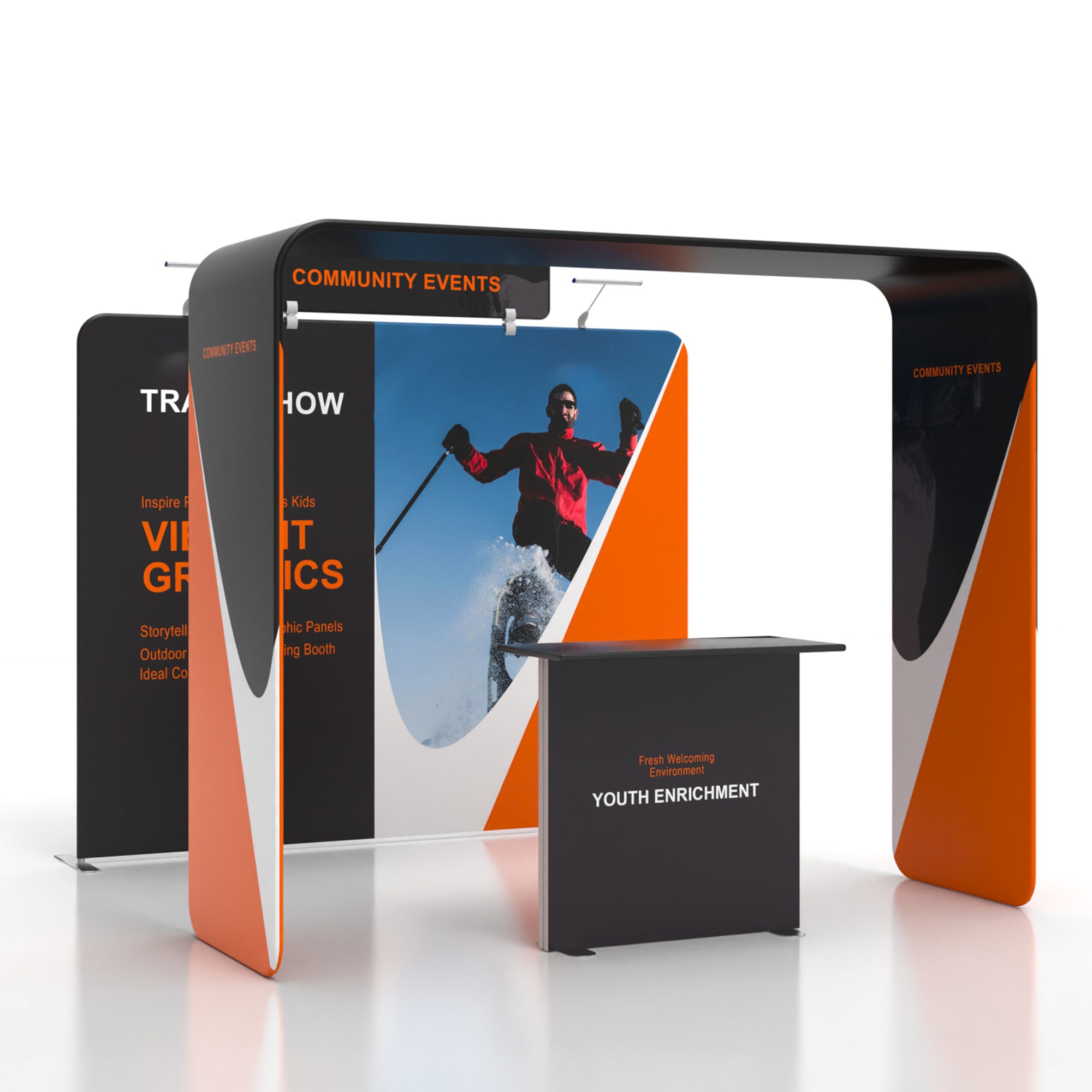 10x10 Inline Trade Show Booth 12