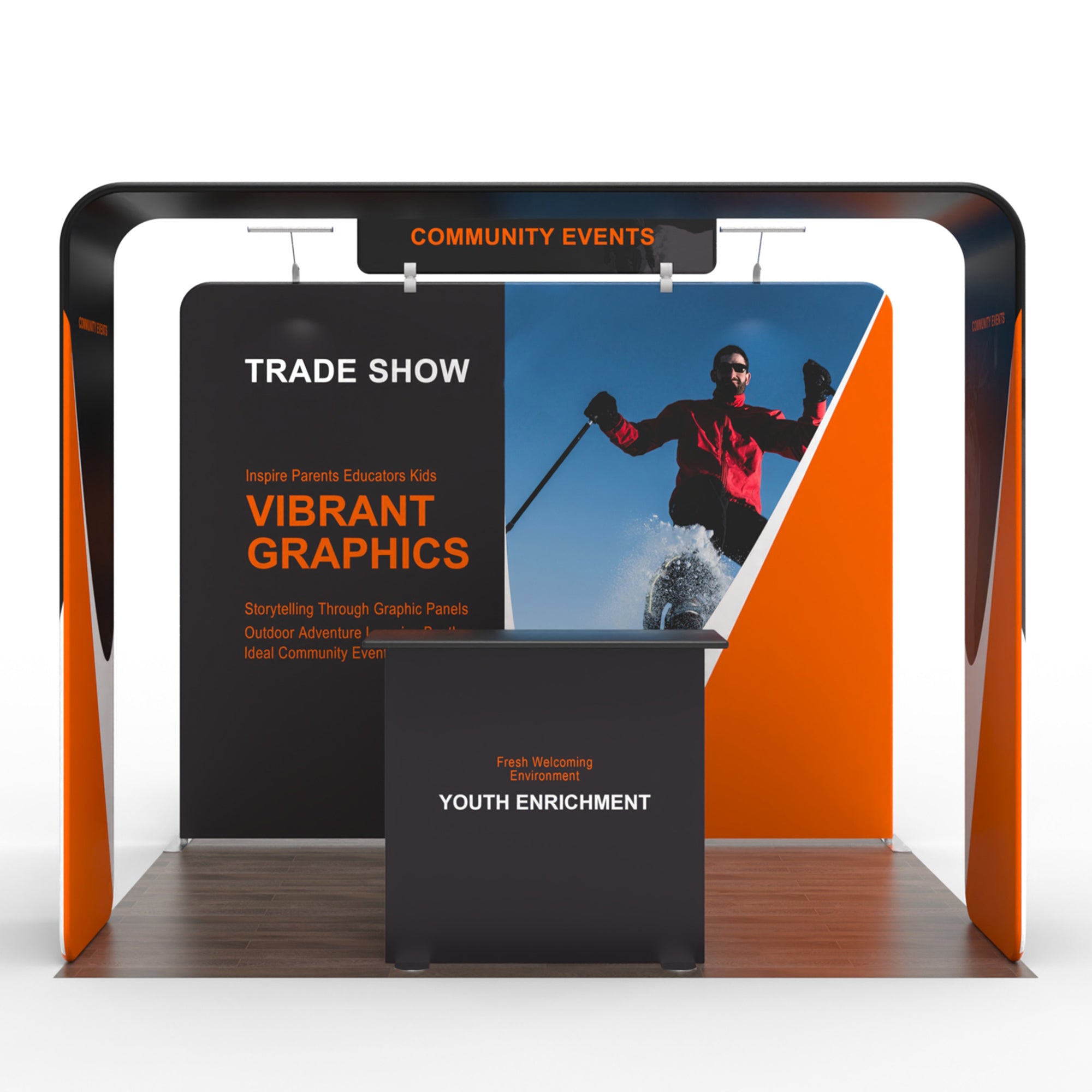 10x10 Inline Trade Show Booth 12