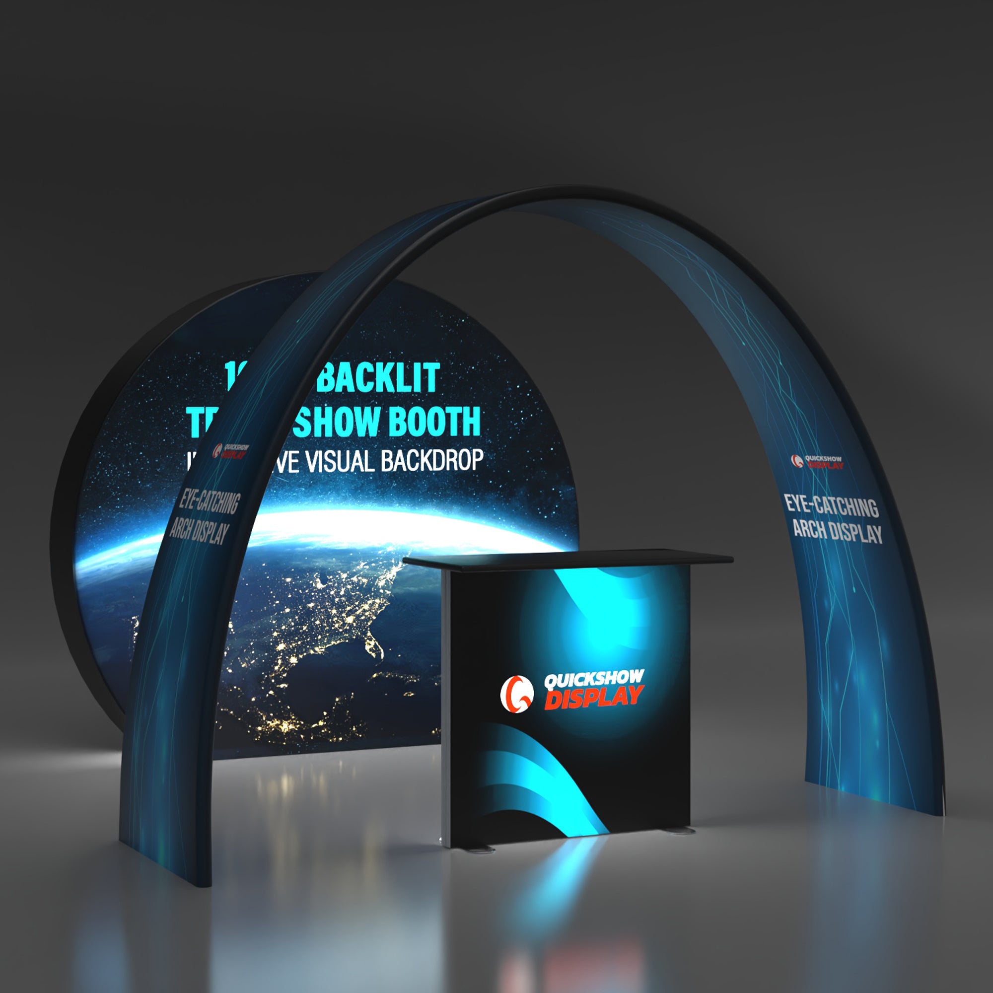 10x10 Backlit Trade Show Booth 06