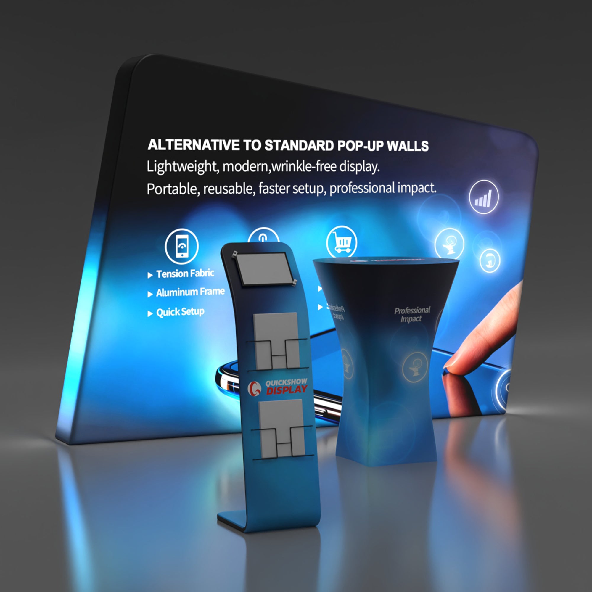 10x10 Backlit Trade Show Booth 07