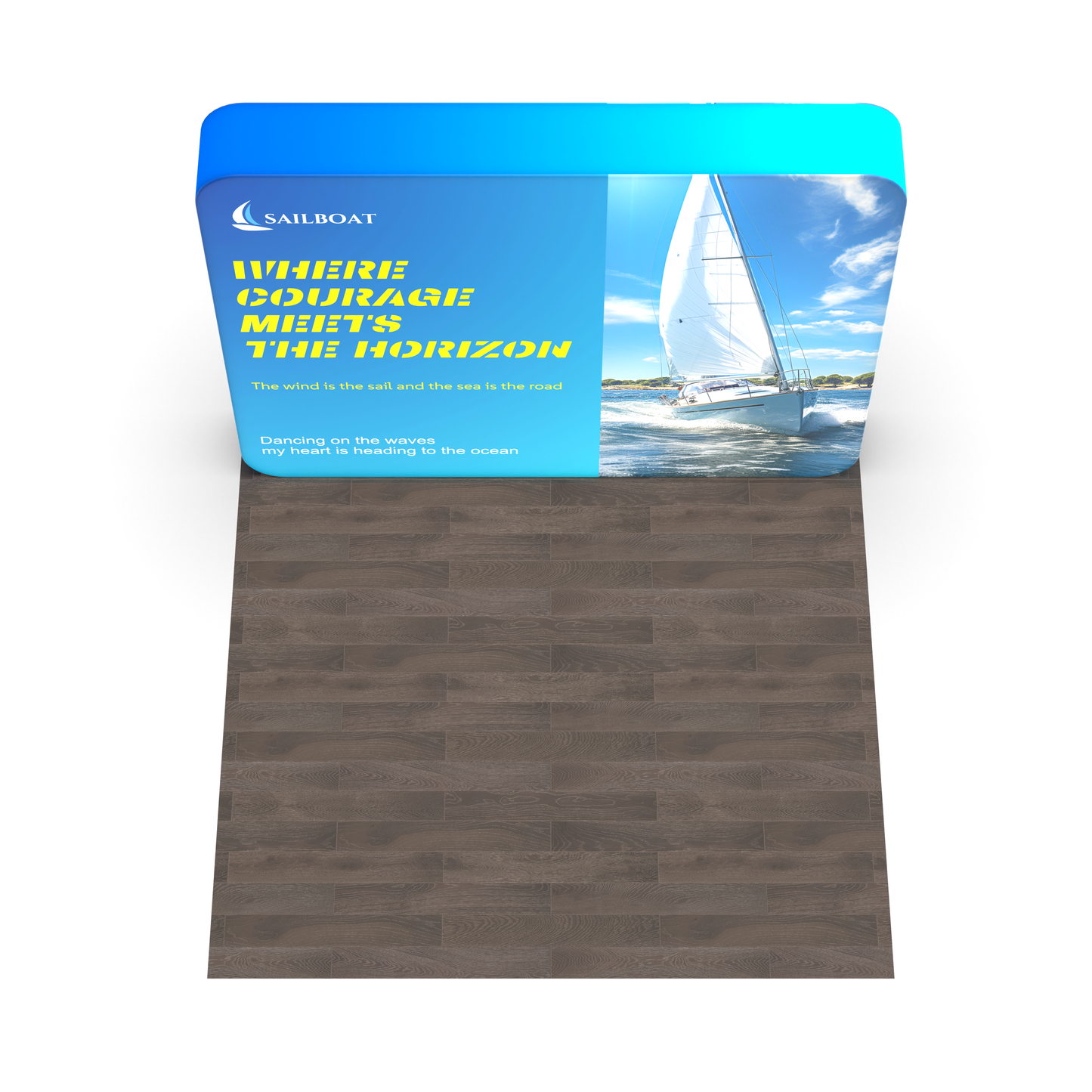 Custom 10ft Zip up Backlit Trade Show Display