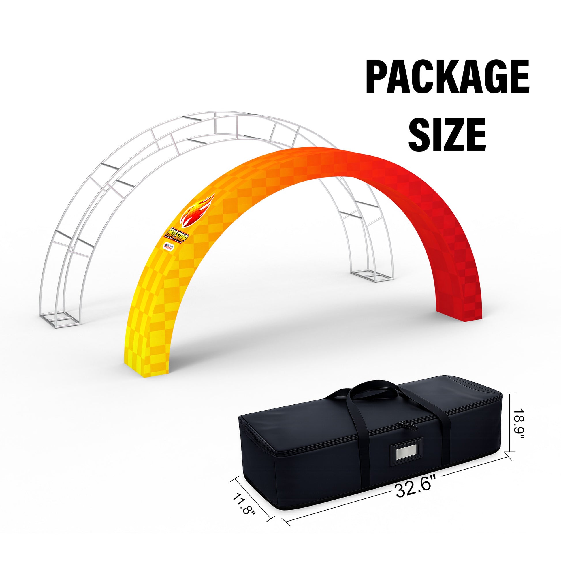 Custom 3D Trade Show Archway Banner Stand Display for Expos & Events - QuickShowDisplay