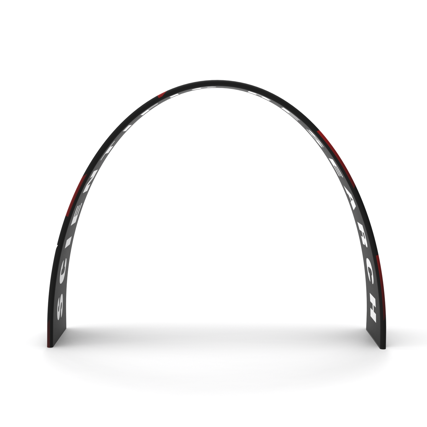 Custom Extra Wide Base Triangle Archway Banner Stand Display