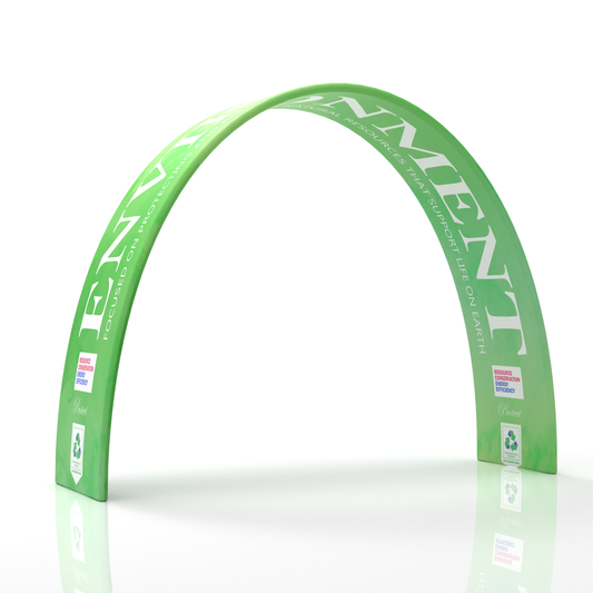 Custom Quick Setup Curve Archway Banner Stand Display