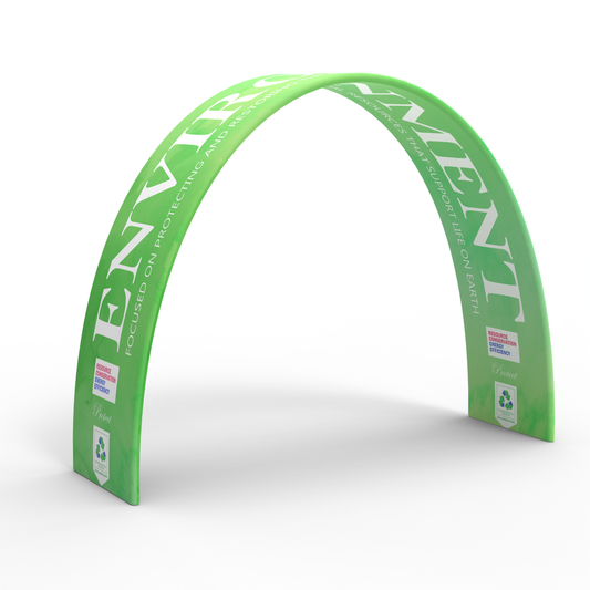 Custom Quick Setup Curve Archway Banner Stand Display