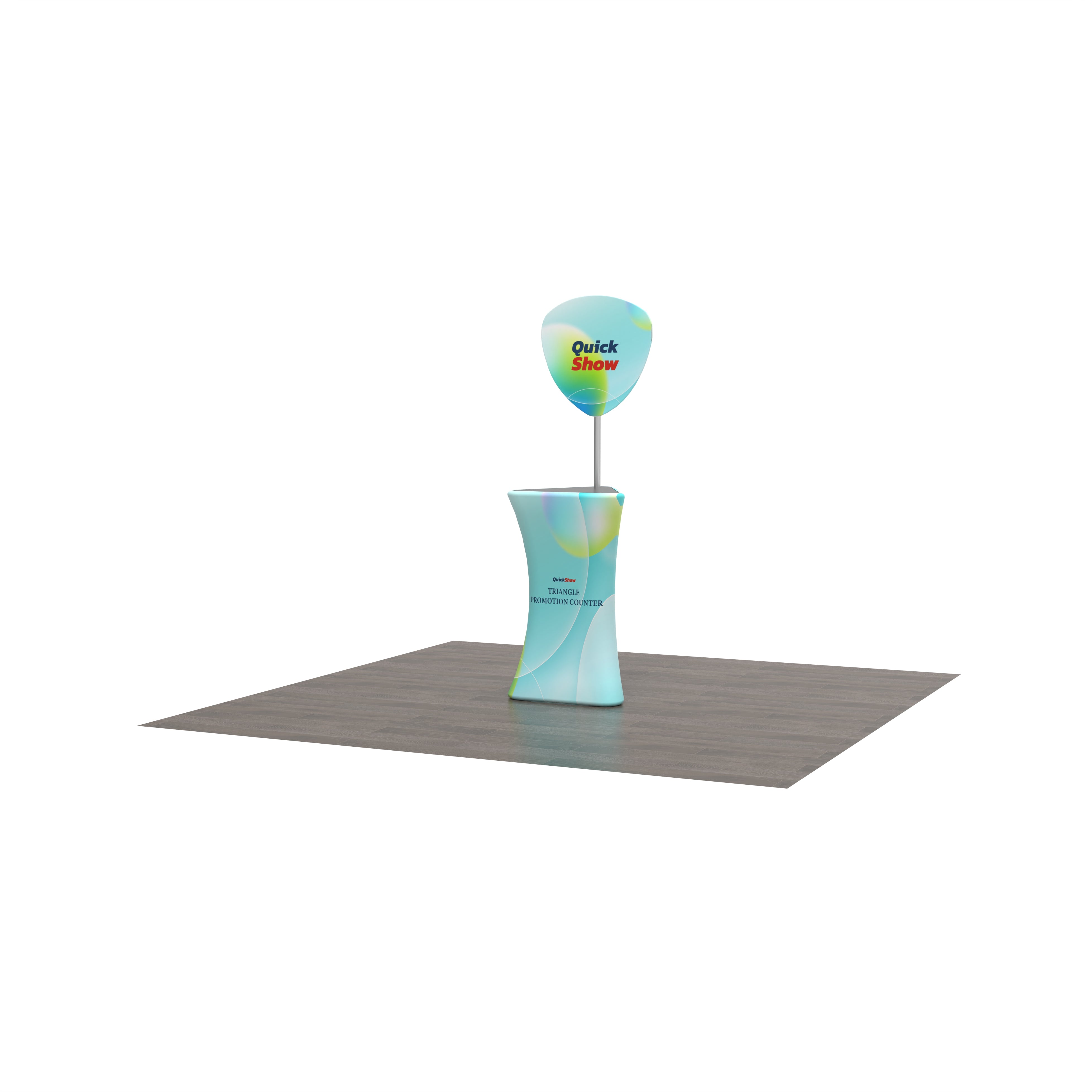 Triangle Promotion Display Stand