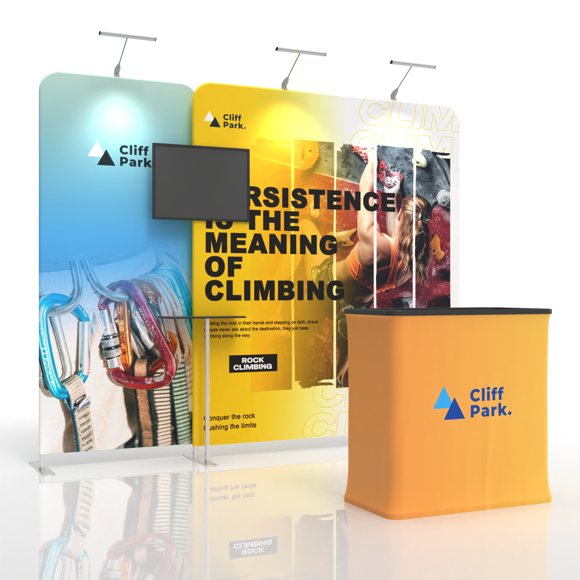 Modular 10x10 TenseFlex Media Trade Show Booth G