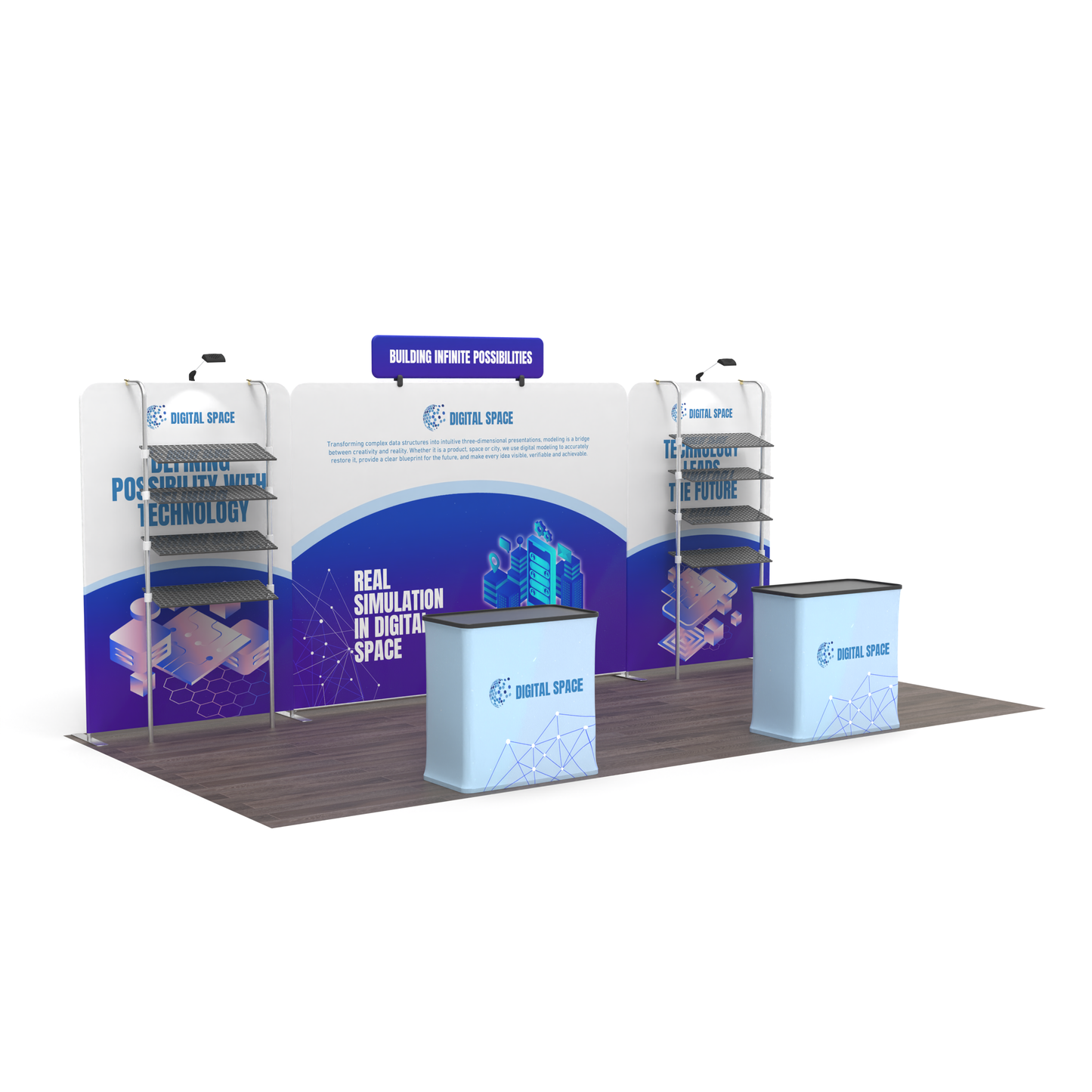 Modular 10x20 TenseFlex Trade Show Displays B