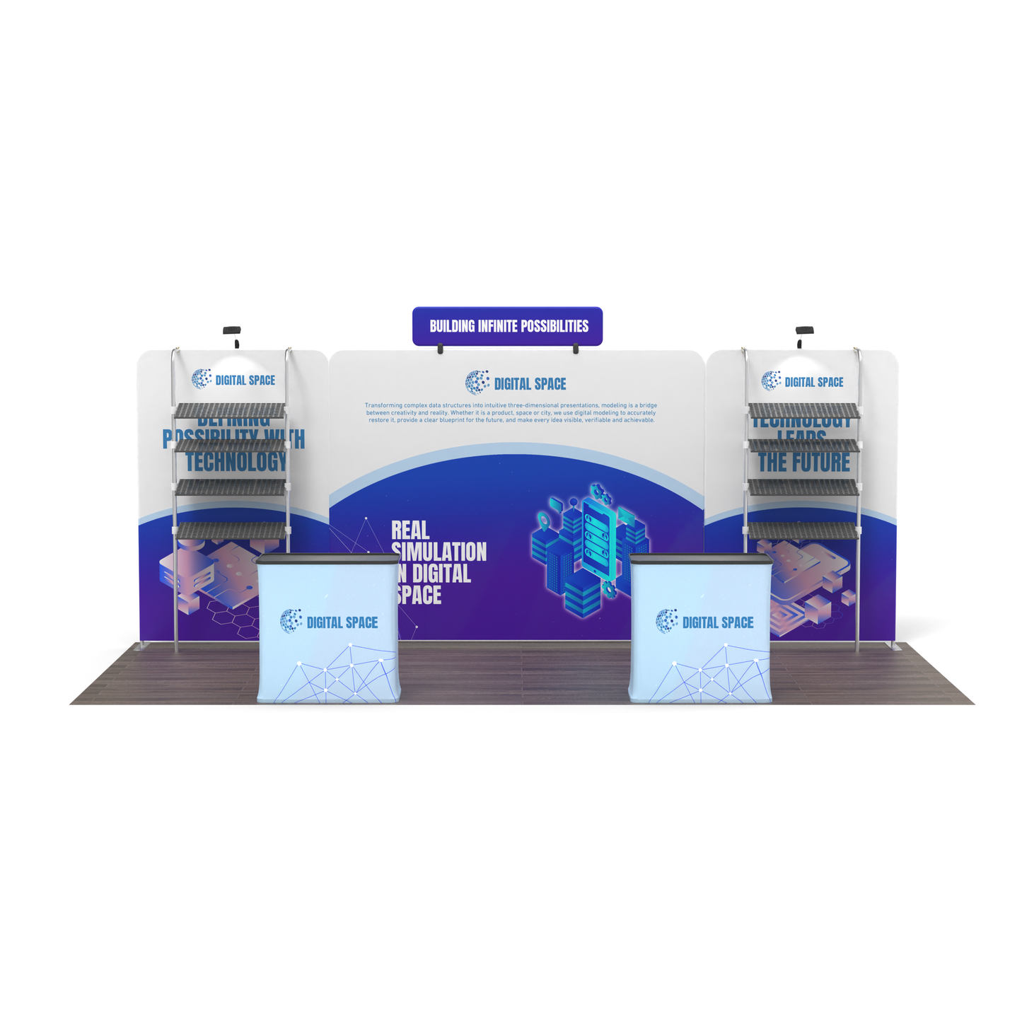 Modular 10x20 TenseFlex Trade Show Displays B