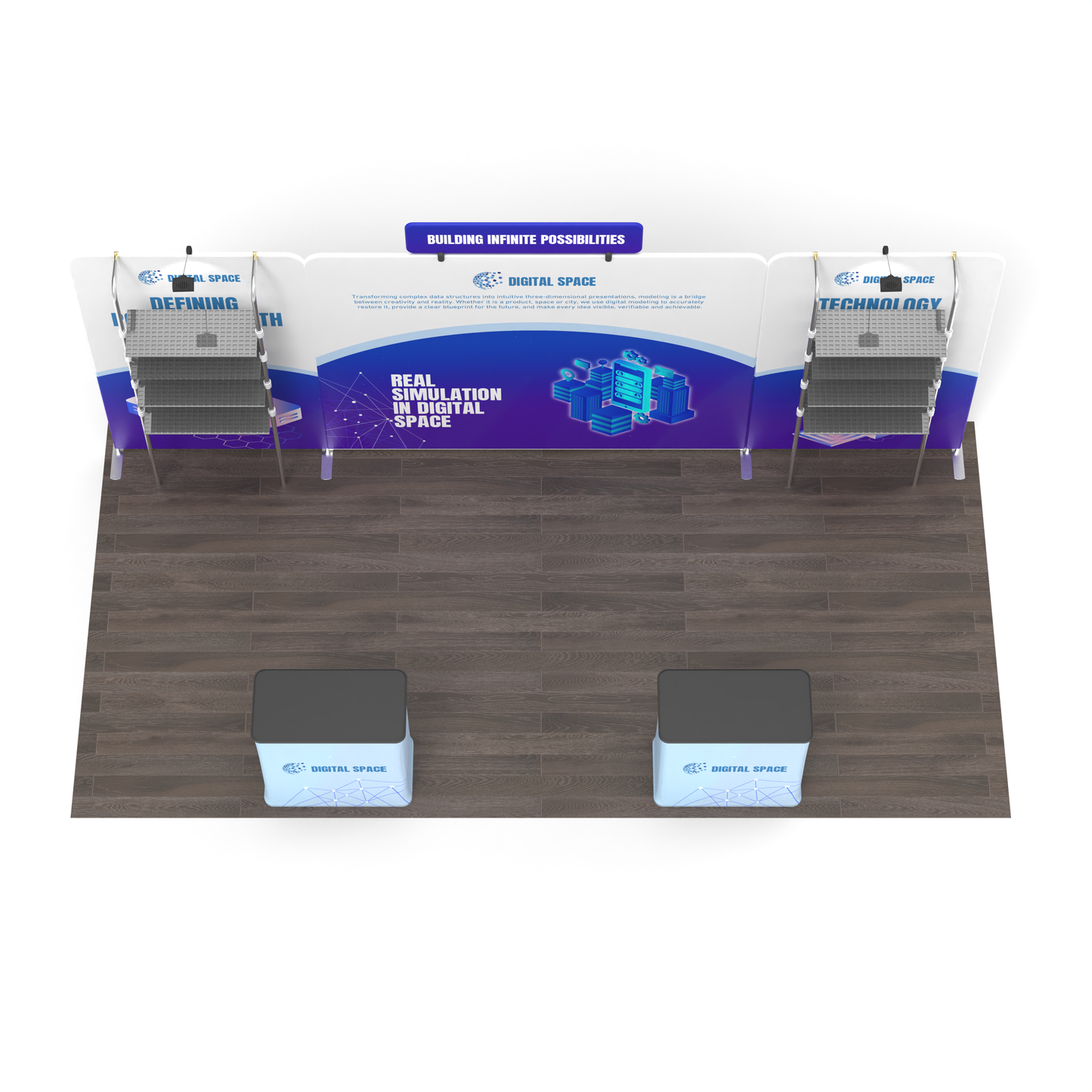 Modular 10x20 TenseFlex Trade Show Displays B