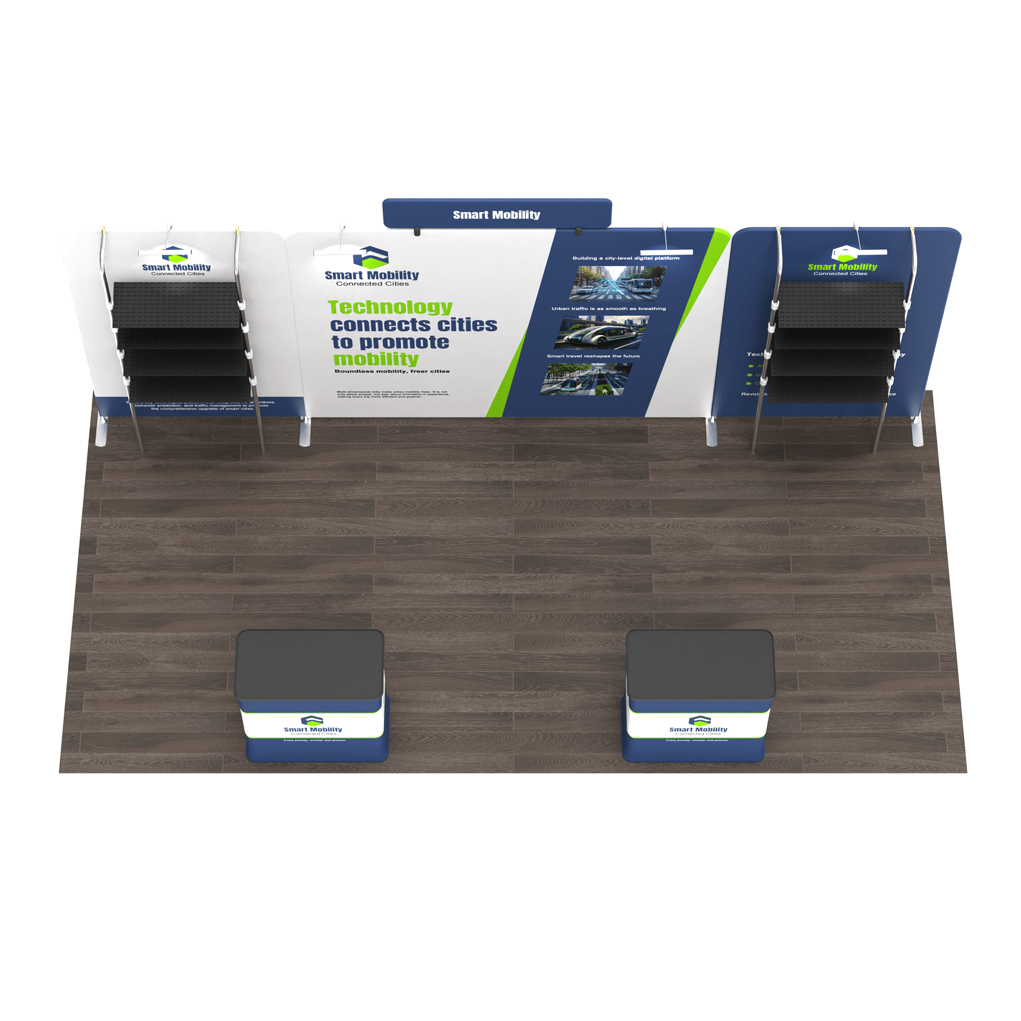 Modular 10x20 TenseFlex Trade Show Booth B