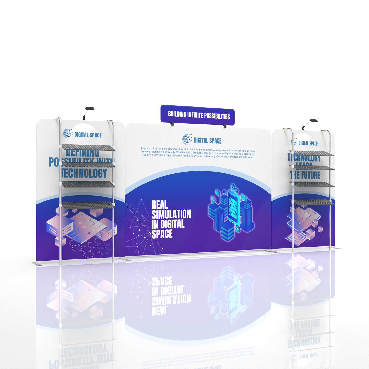 Modular 10x20 TenseFlex Trade Show Displays B