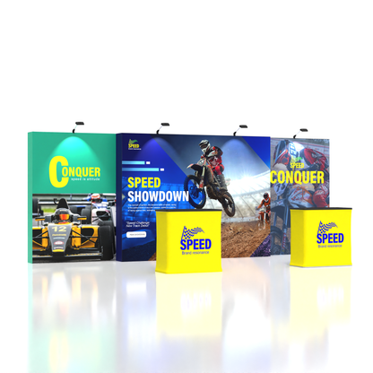 Modular 10x20 TensePop Trade Show Displays A