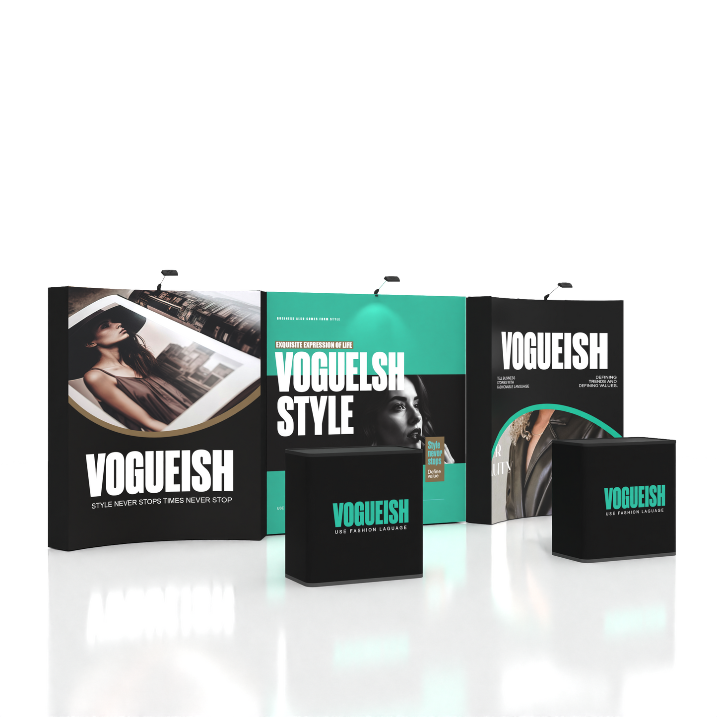 Modular 10x20 TensePop Trade Show Displays B