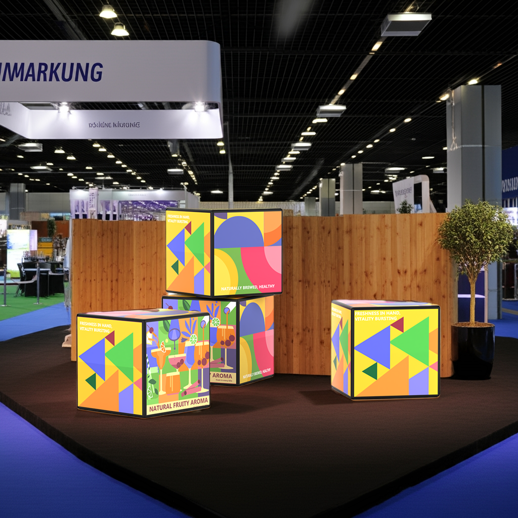 Backlit Stackable Cube Displays - 4