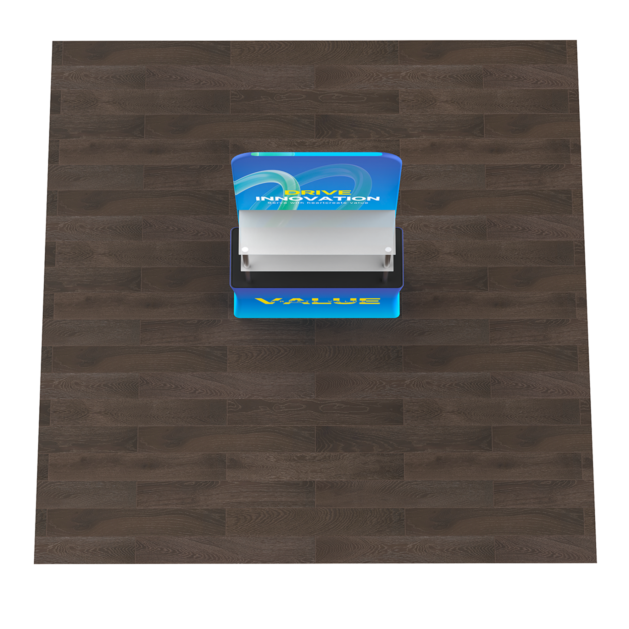 Portable Backwall Banner Stand with Header