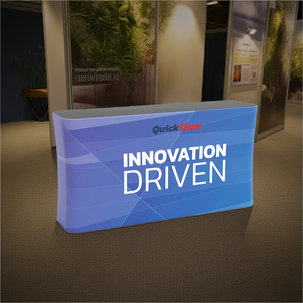 Foldable Square Display Counter - QuickShowDisplay