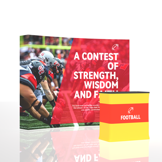 10x10 TensePop Trade Show Display - Curved
