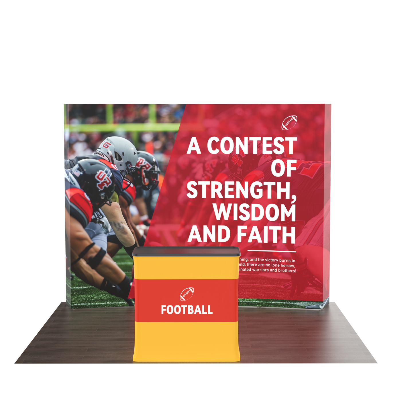10x10 TensePop Trade Show Display - Curved