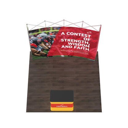 10x10 TensePop Trade Show Display - Curved