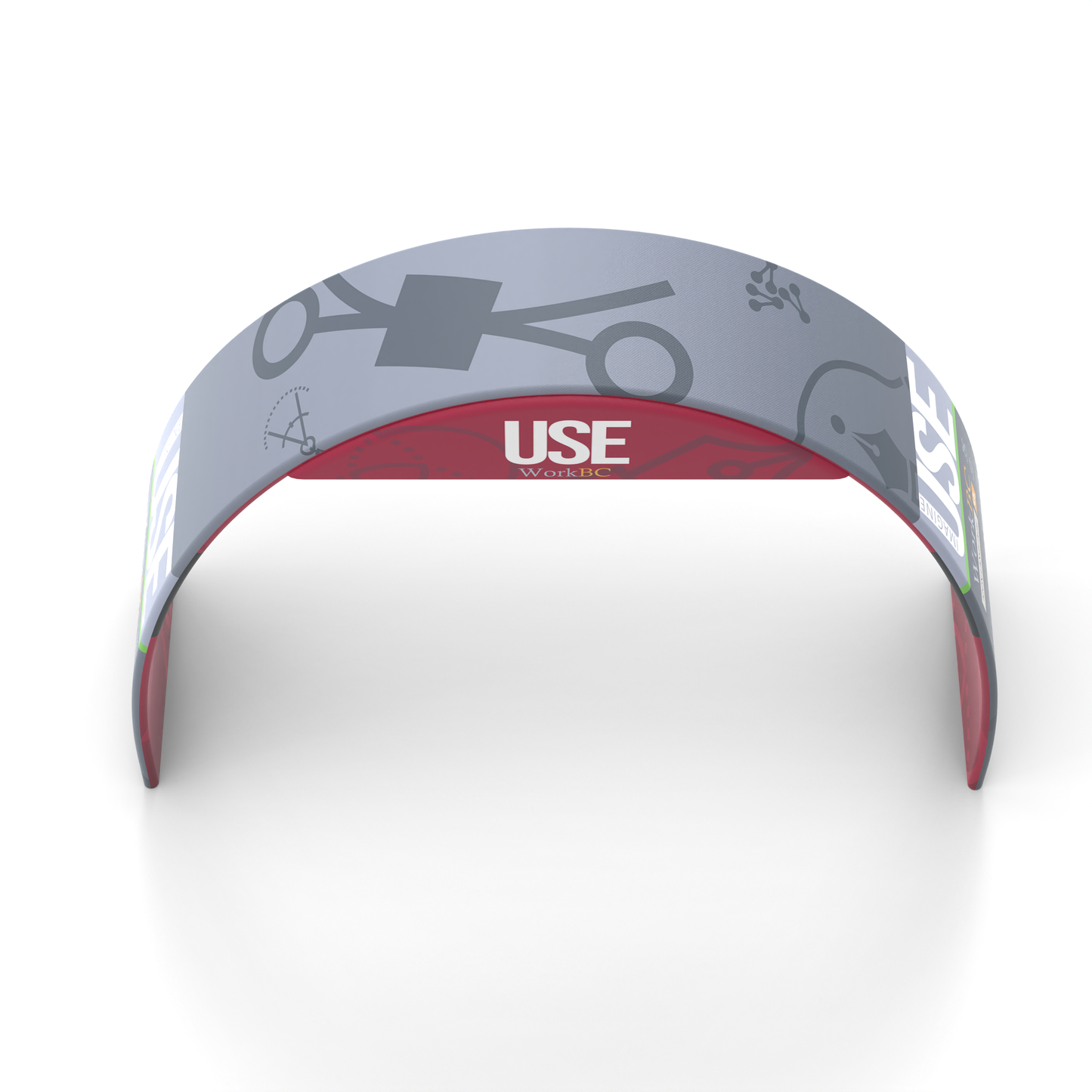 Wide-Base Archway Banner Stand with Header
