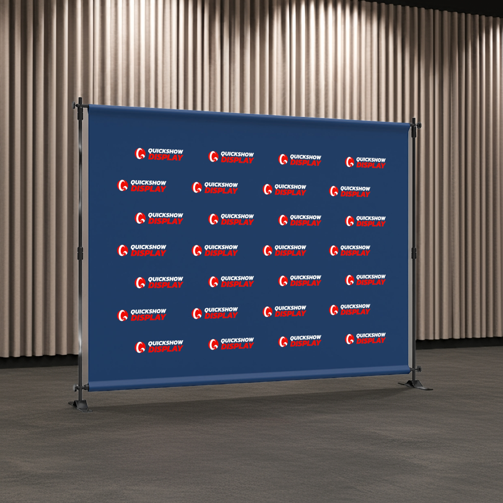 10'x8' Step and Repeat Banner Stand