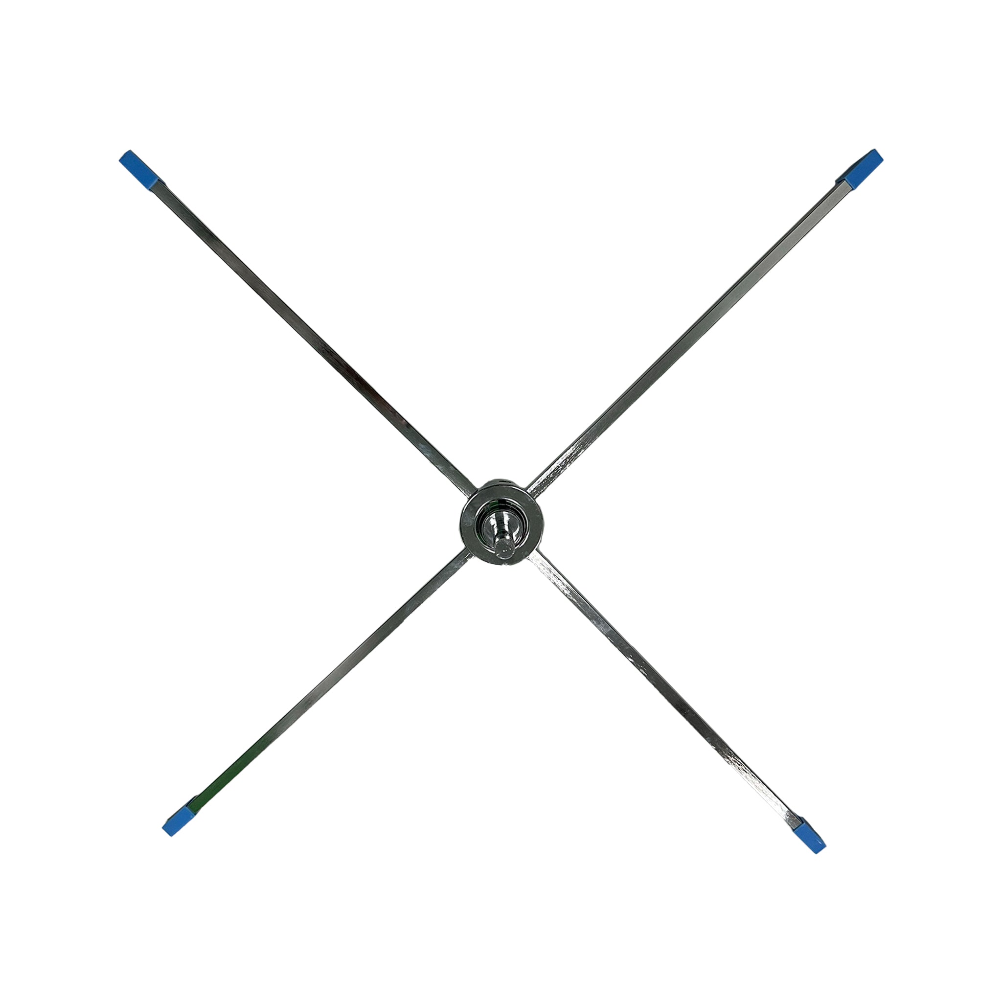 2pcs Chrome Square Steel Bases & Water Bags