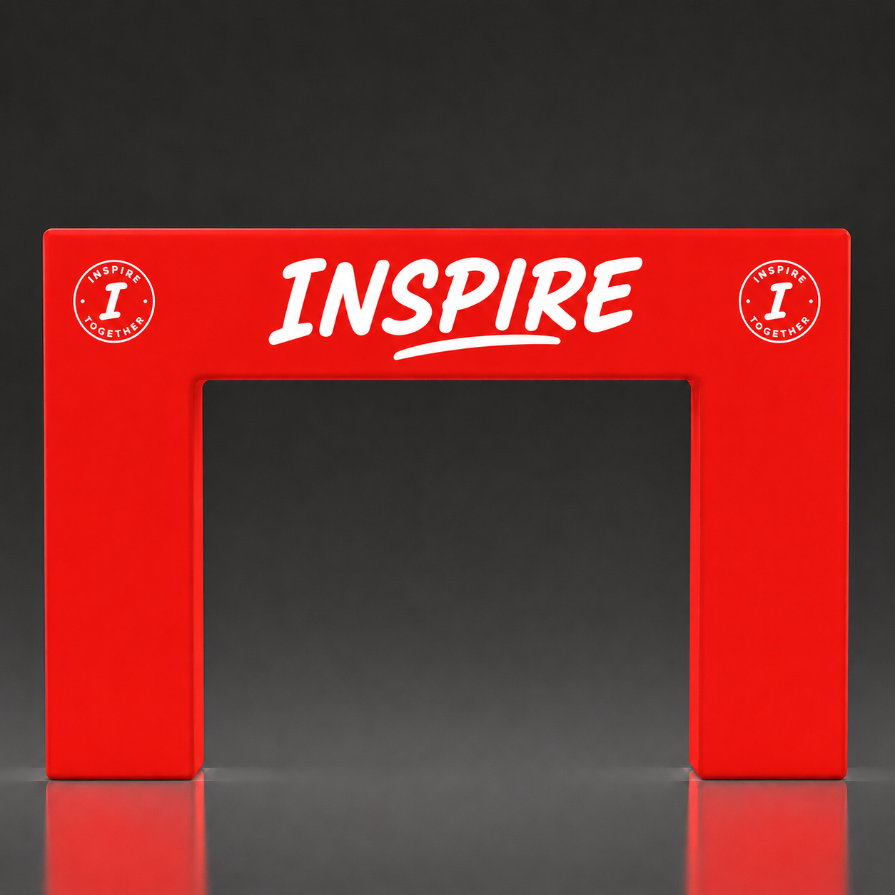 Custom Backlit Rectangle Entrance Display, LED Welcome Gateway with 360° Fabric Graphics for Trade Shows & Check-In Areas - QuickShowDisplay