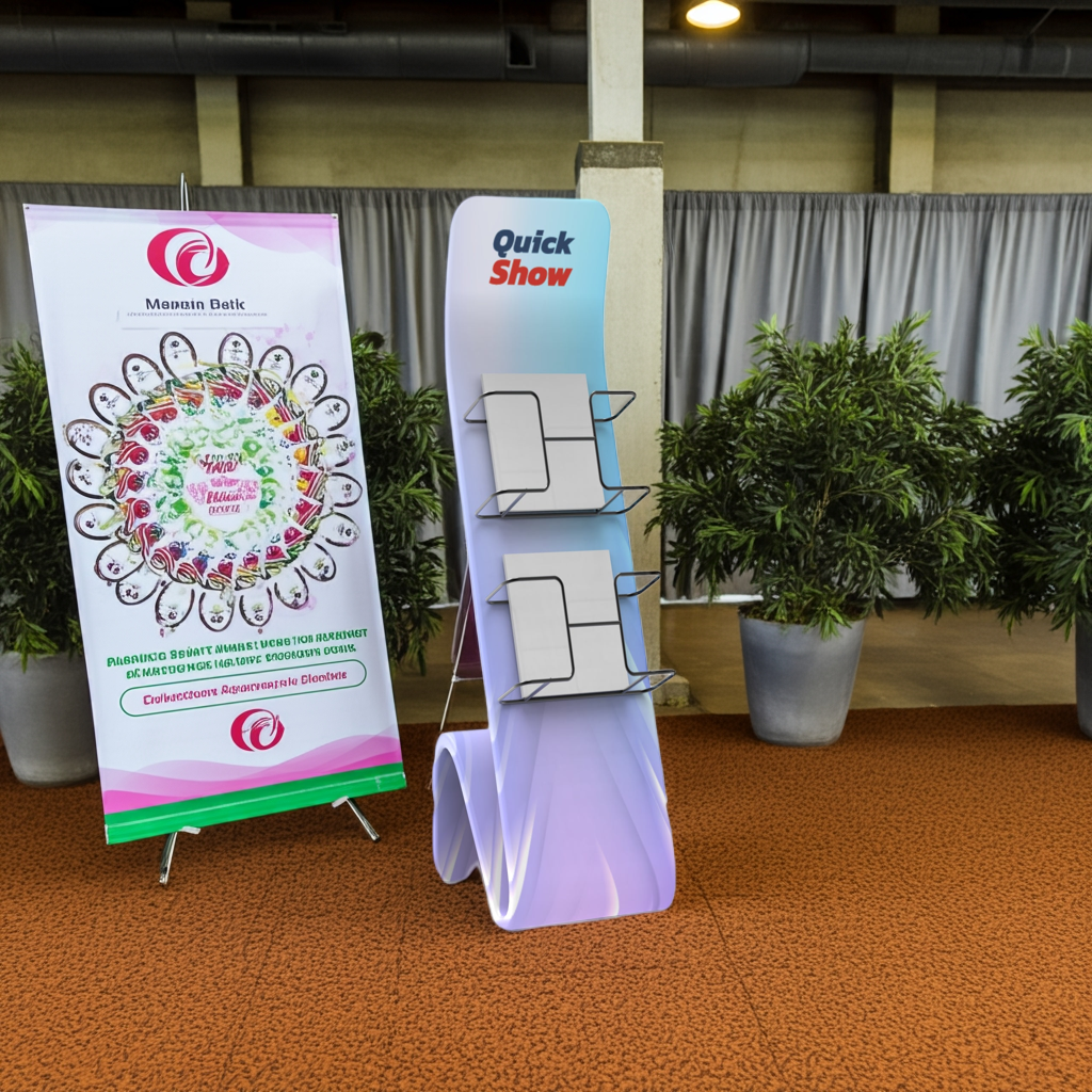 Brochure Banner Stand - QuickShowDisplay