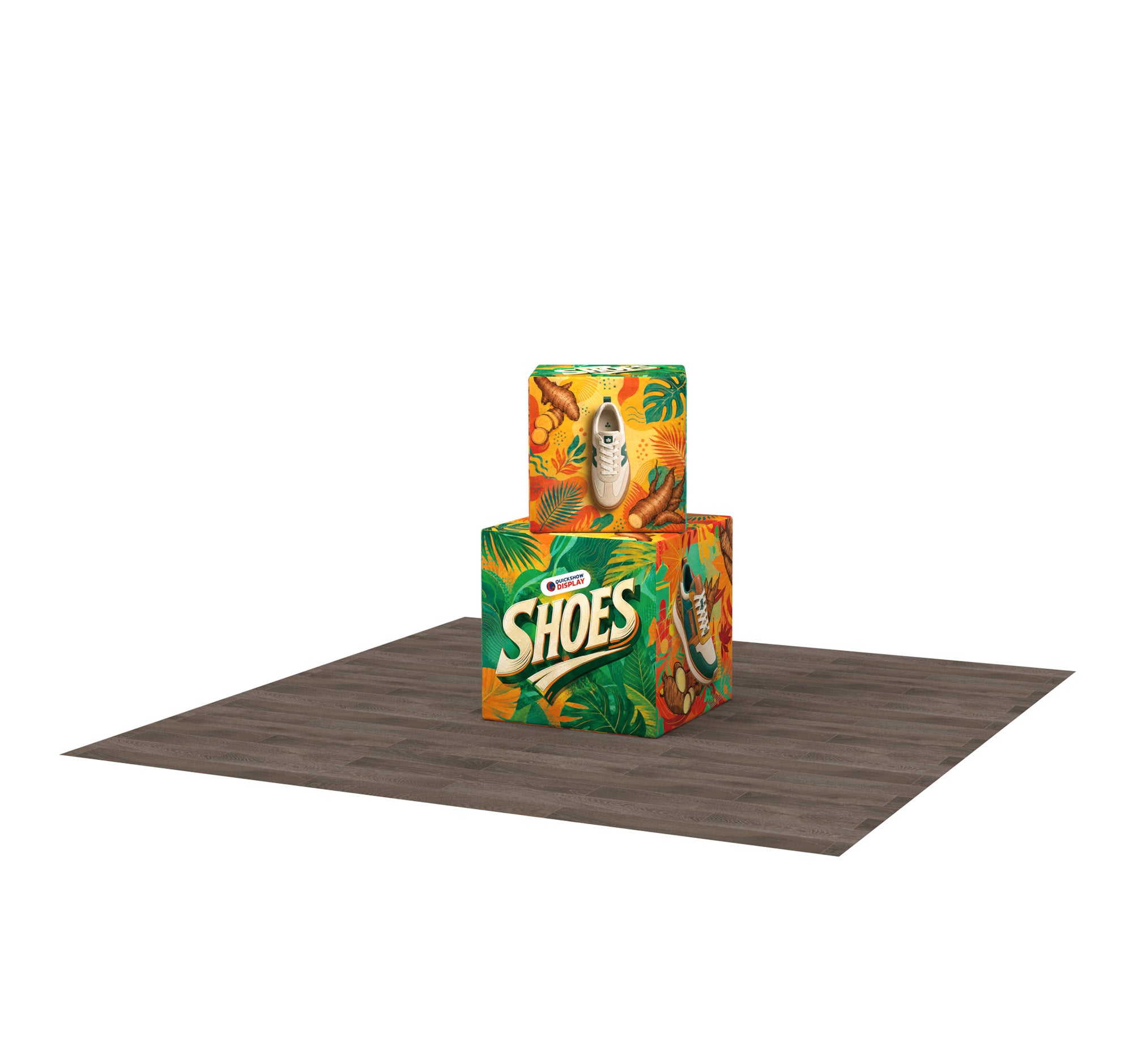 Fabric Display Cubes Kit A - QuickShowDisplay