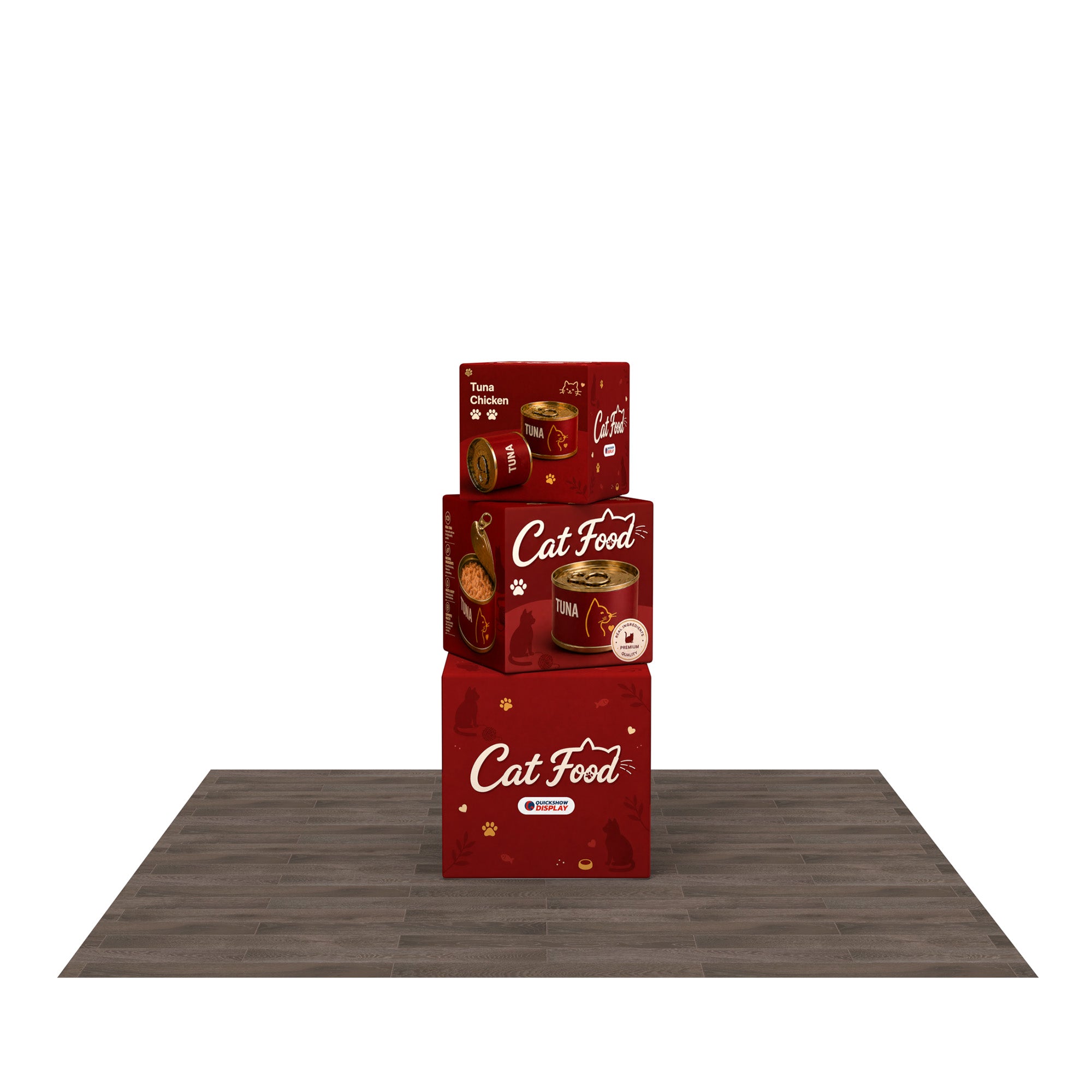 Fabric Display Cubes Kit B - QuickShowDisplay