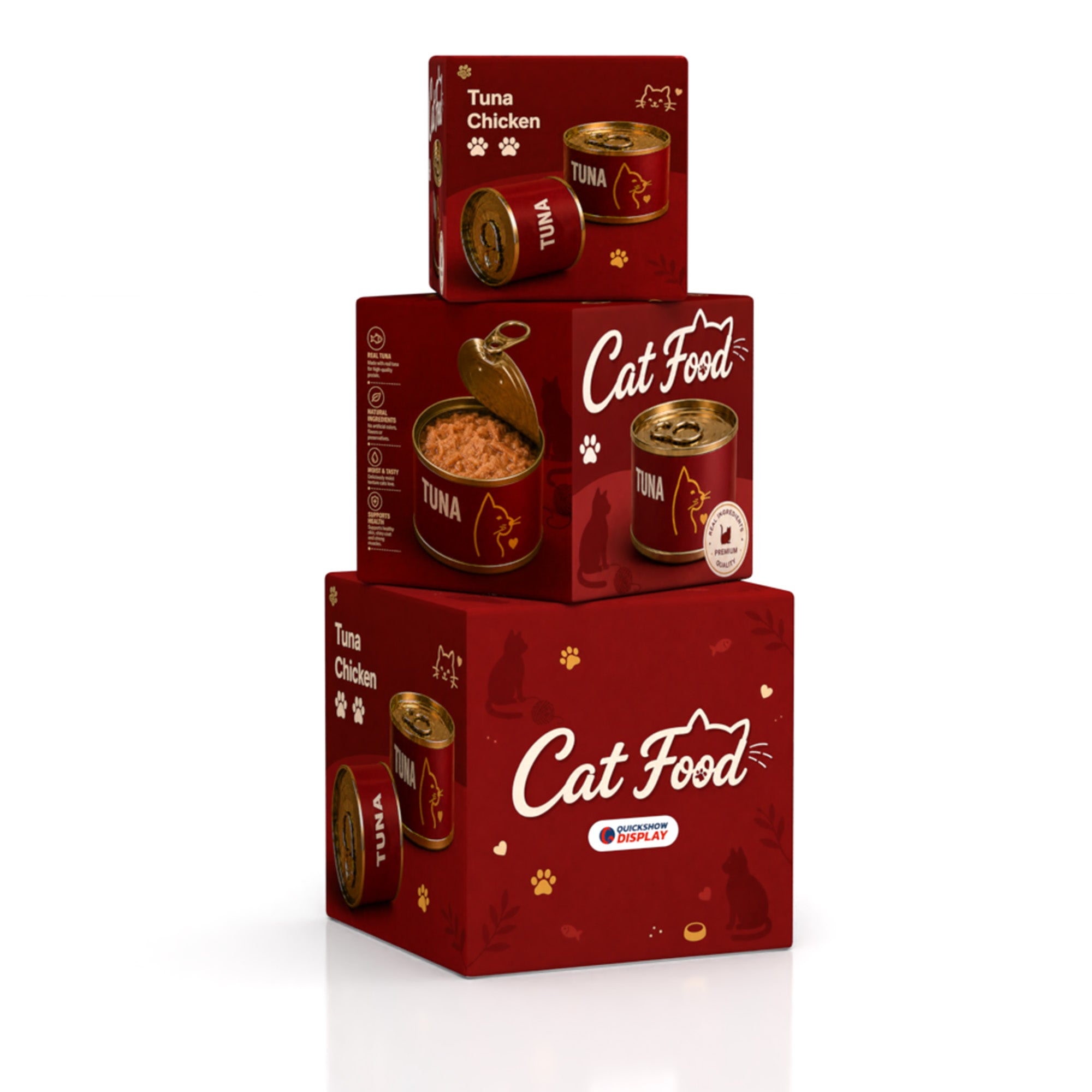 Fabric Display Cubes Kit B - QuickShowDisplay
