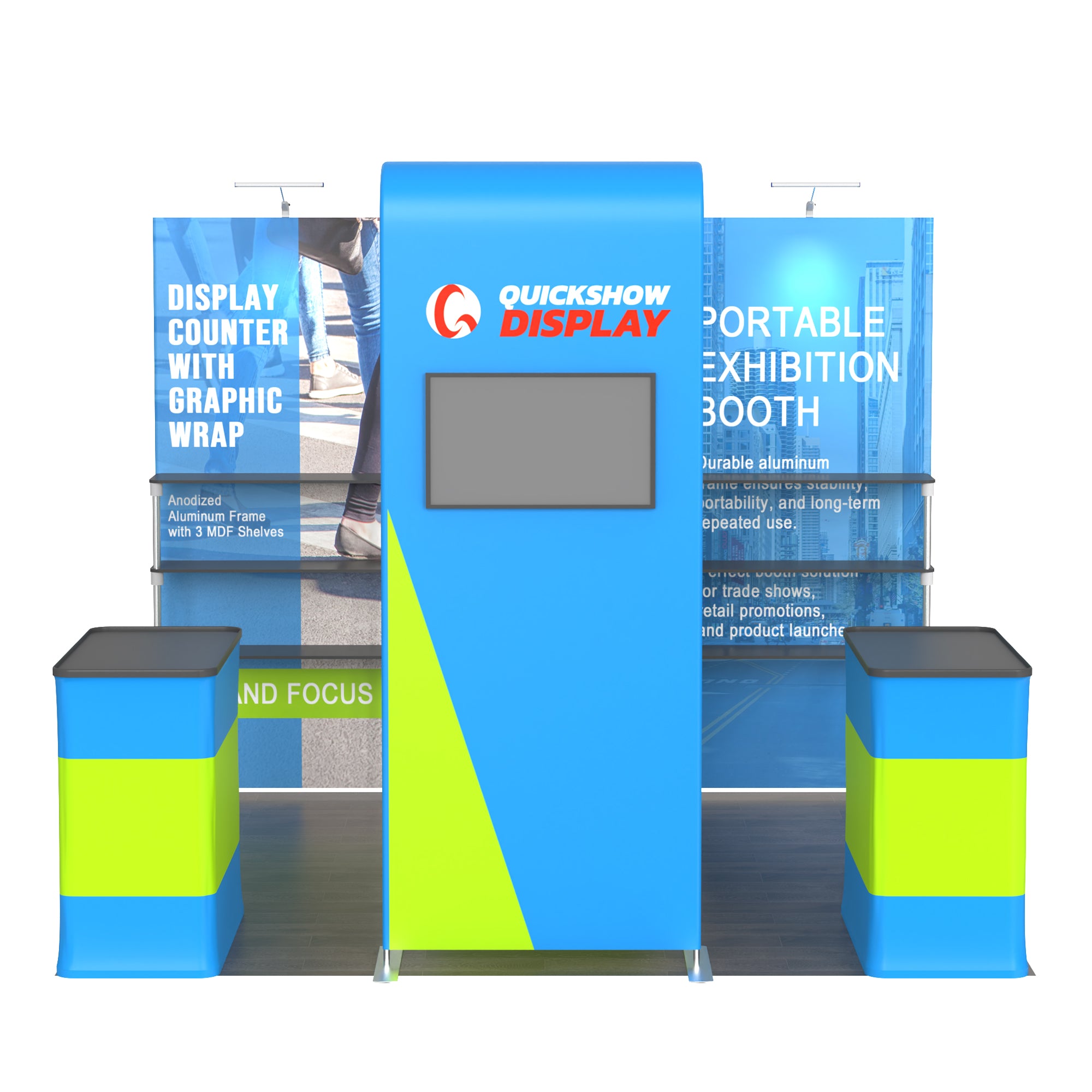10x10 Inline Trade Show Booth 06