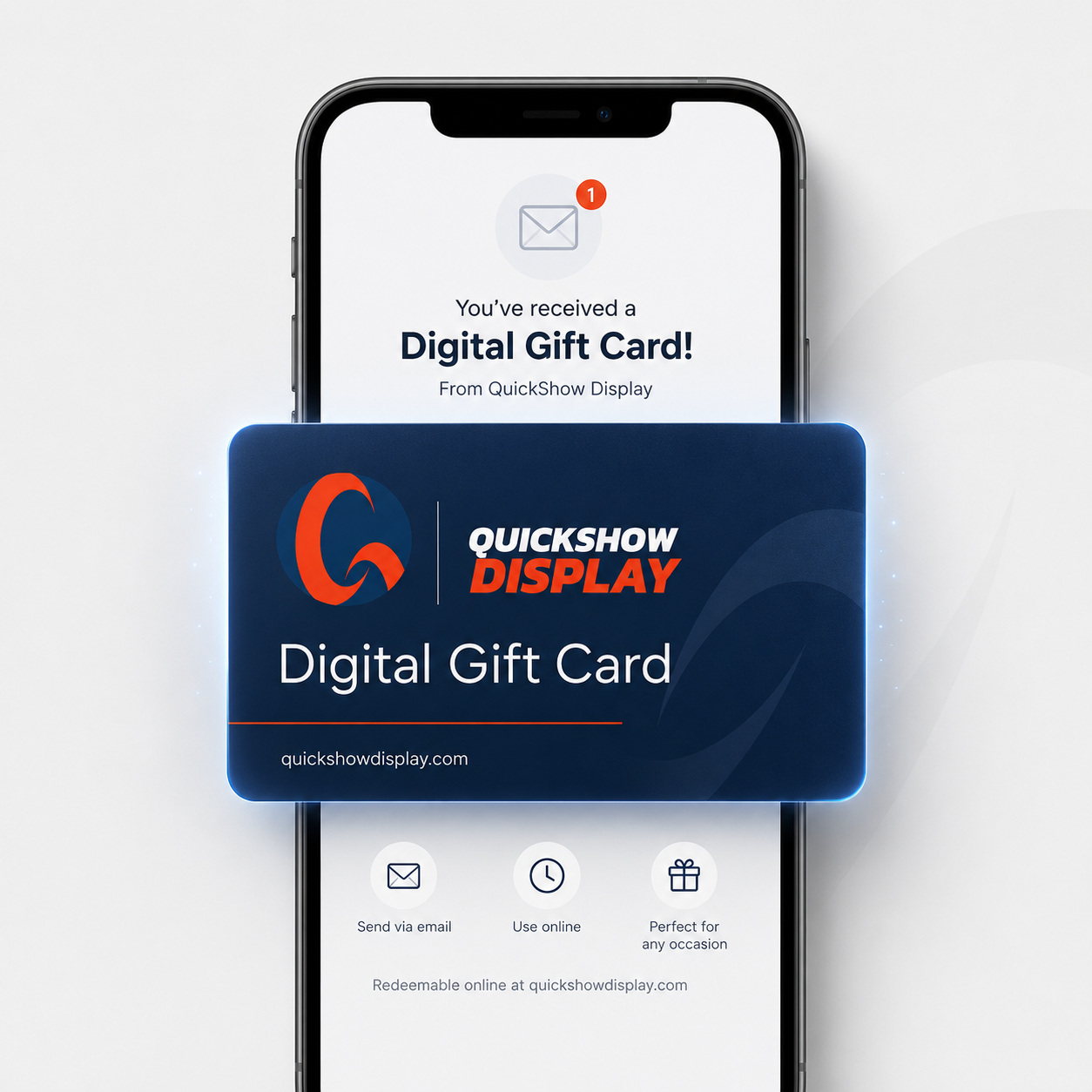 QuickShowDisplay Gift Card