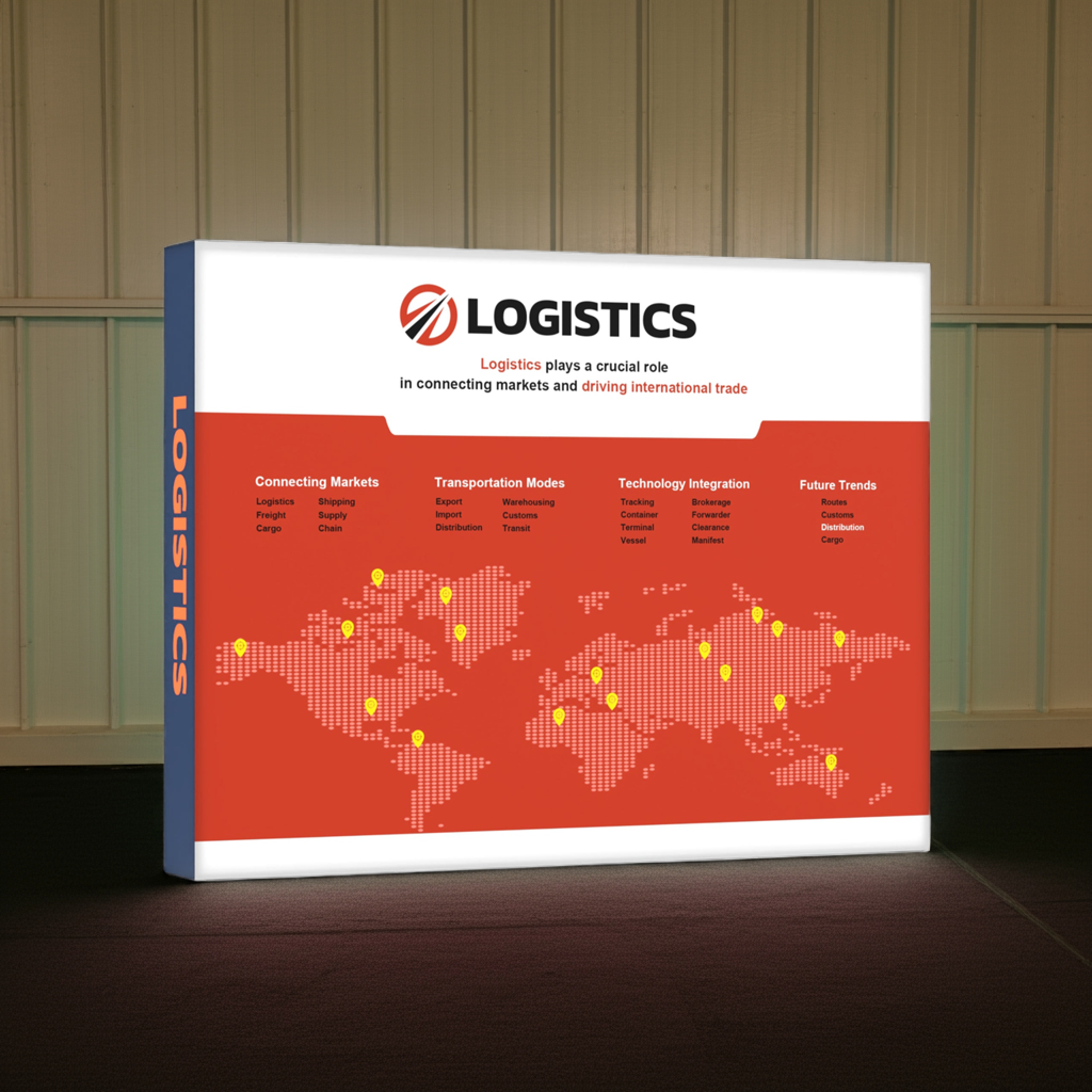 10ft SEG Pop up Backlit Display - QuickShowDisplay