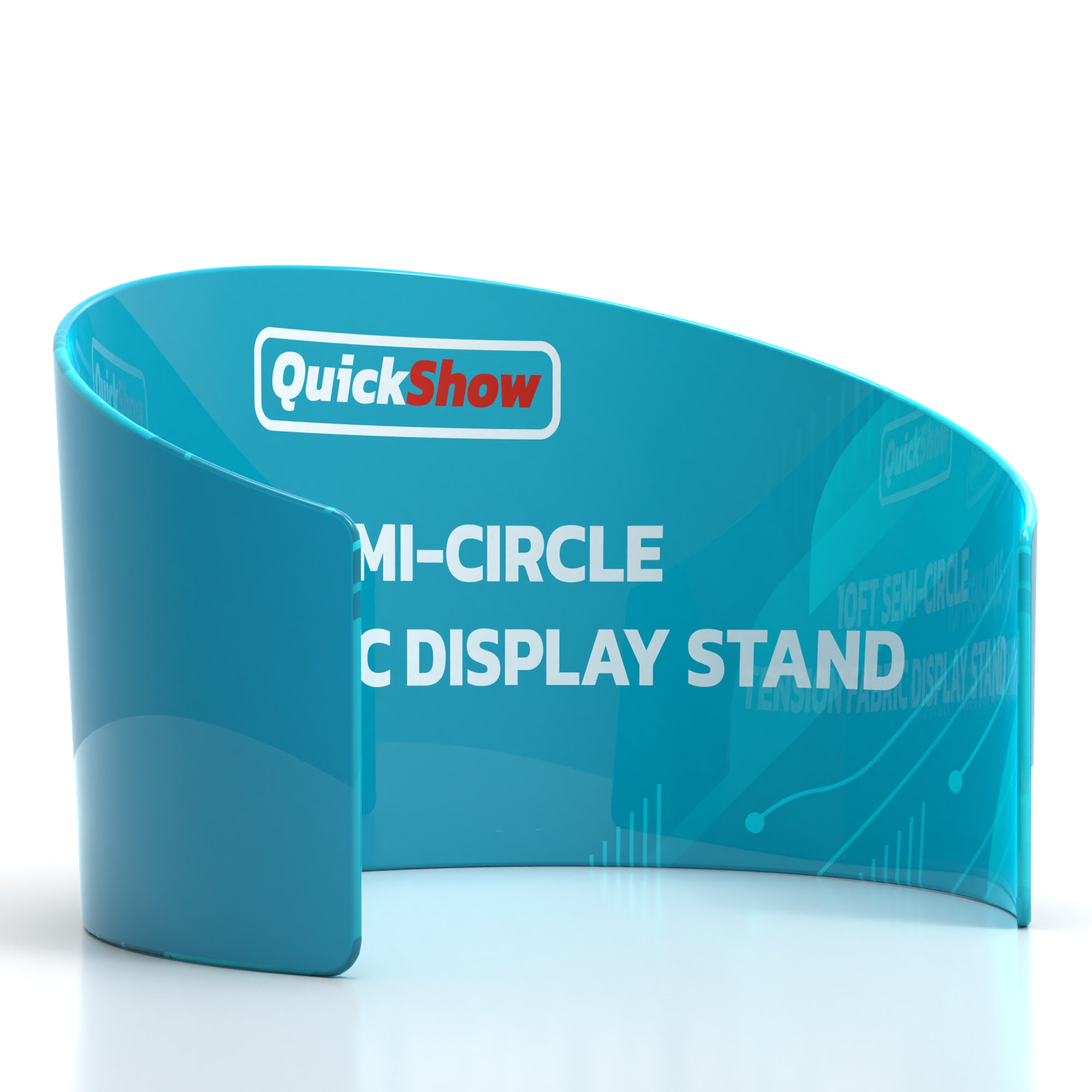 10ft Semi-Circle Tension Fabric Display Stand A