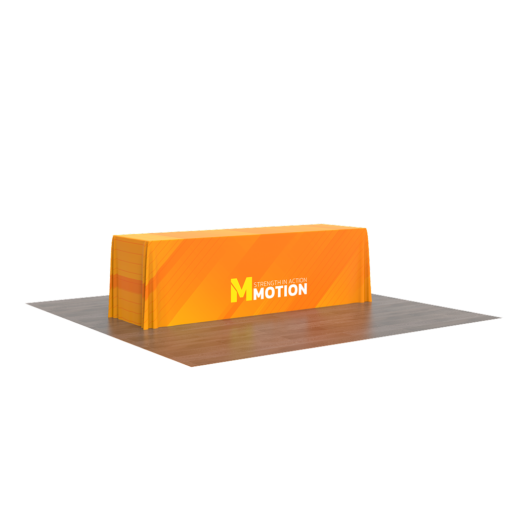 Custom 8ft Tablecloths - 4 Sided