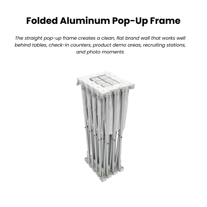 10x10 TensePop™ Curved Trade Show Booth Display