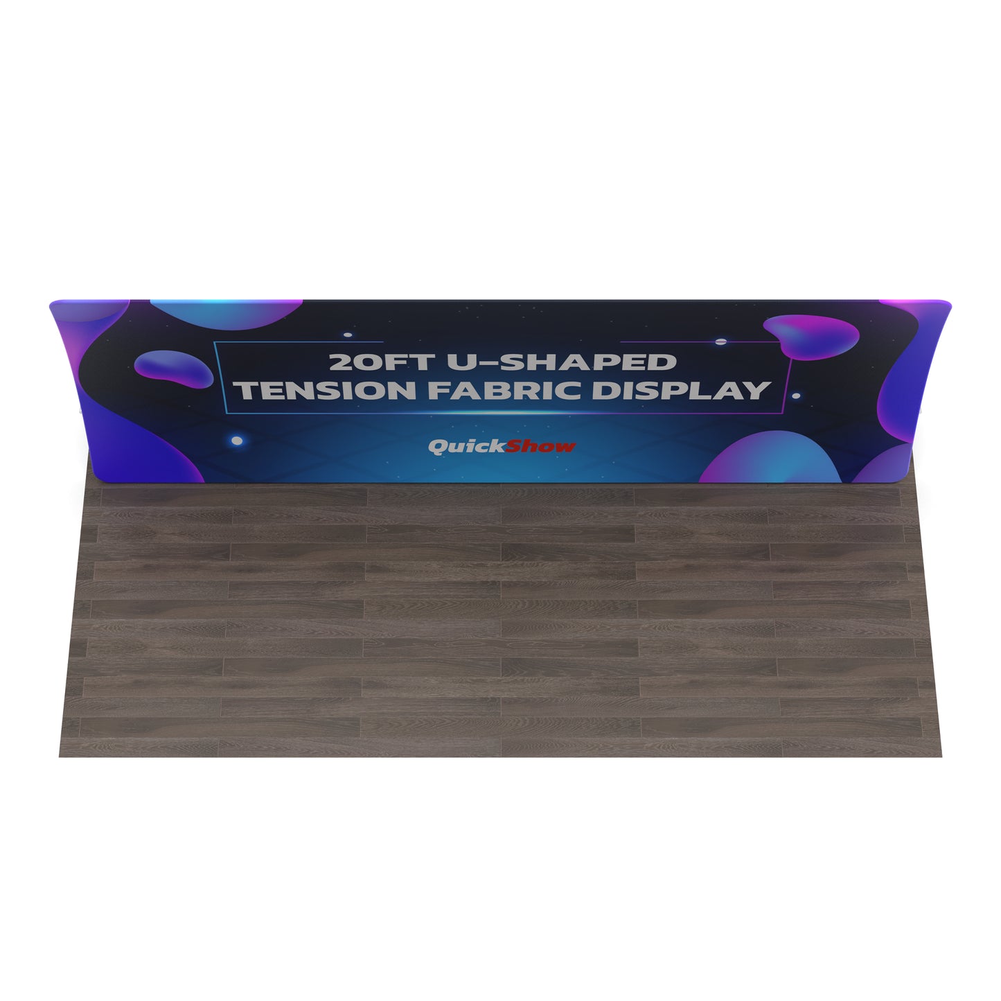 20ft U-Shaped Tension Fabric Display