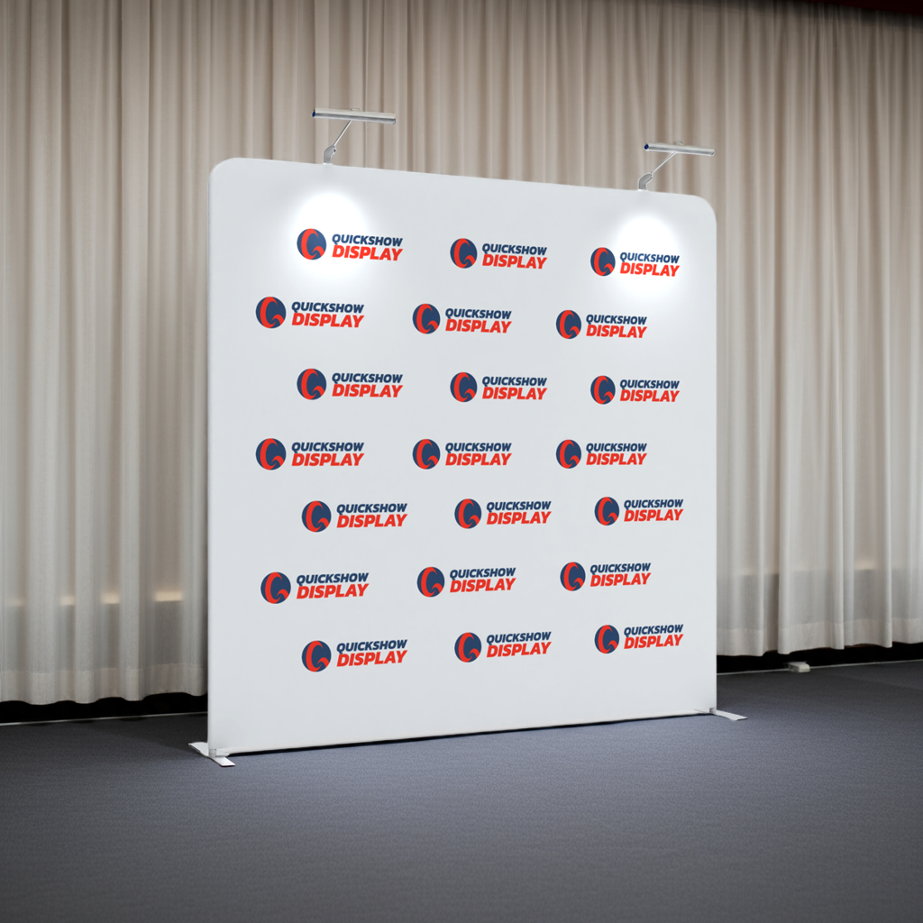8ft Flat Tension Fabric Display - QuickShowDisplay